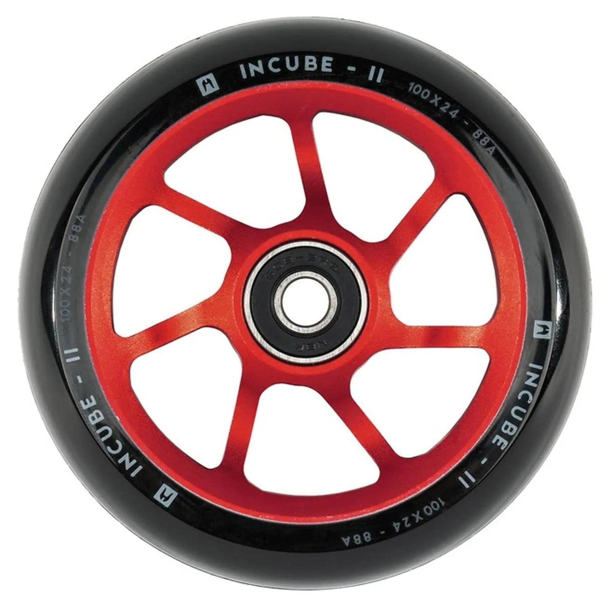 Ethic Incube V2 Hjul Til Løbehjul - Rød-ScootWorld.dk
