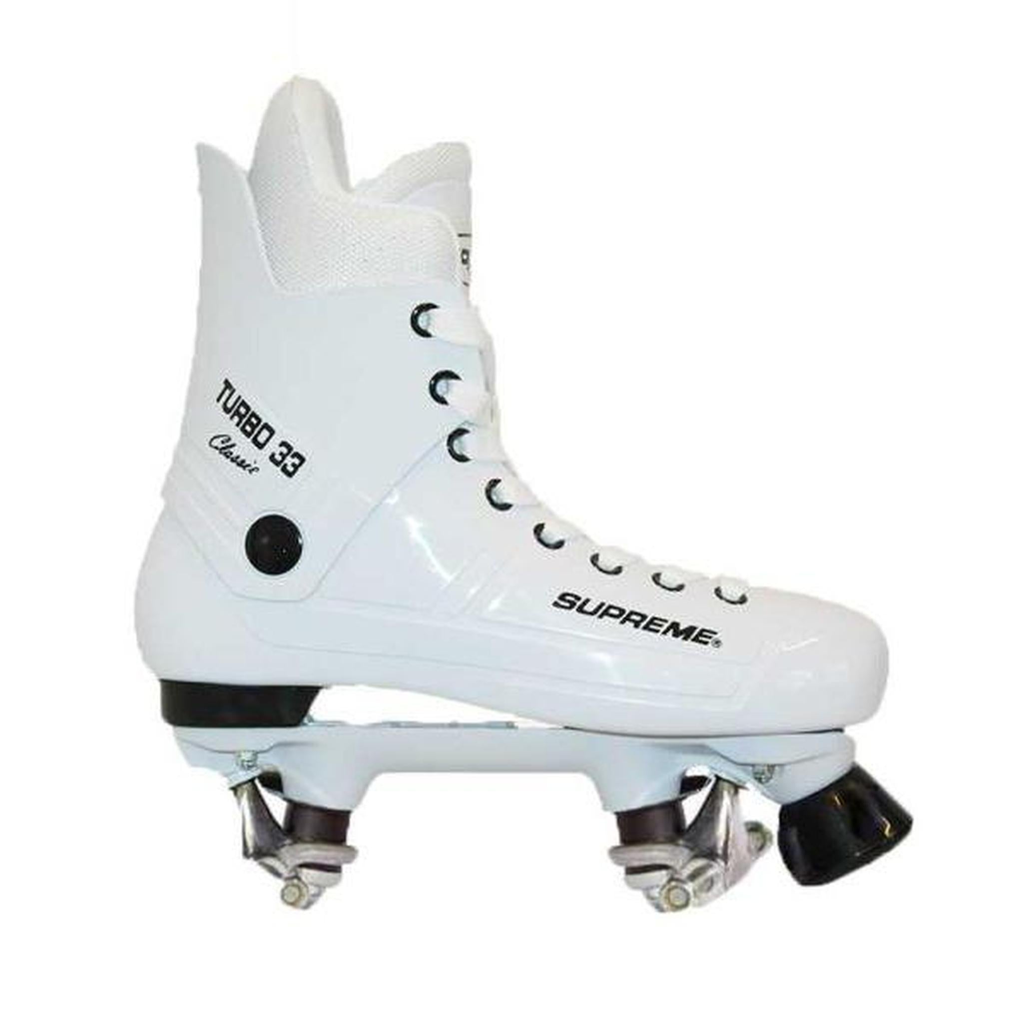 Supreme Turbo 33 Nylon Side-by-side Rulleskøjter - White-ScootWorld.dk