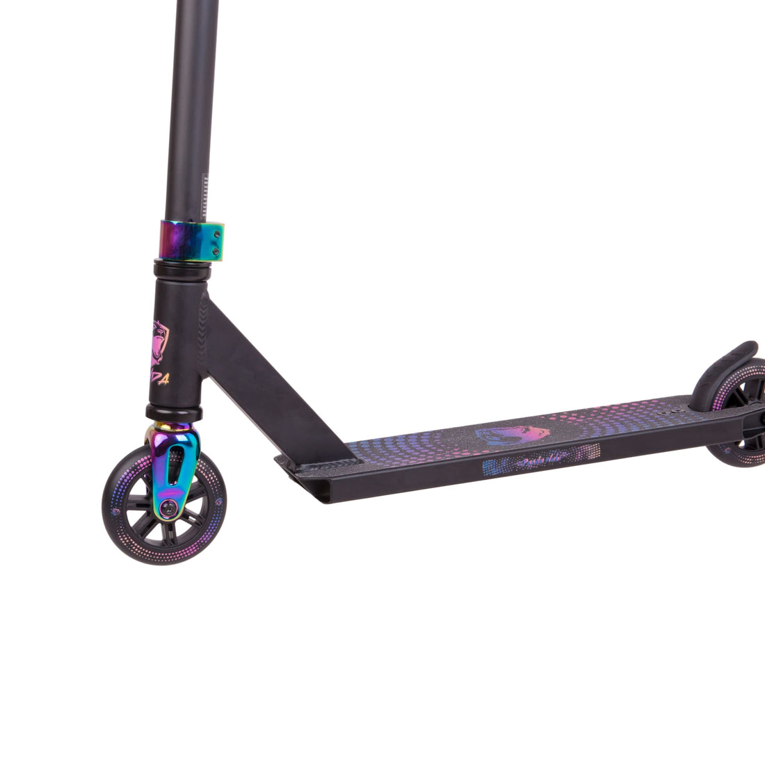 Panda Nubi Trick Løbehjul - Black/Rainbow-ScootWorld.dk
