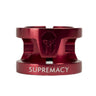 Supremacy Spartan Double Clamp for Scooters - Red