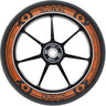 District Dual Width Core Wheel for Scooter - Black/Orange