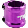 Tilt ARC Double Clamp Stunt Scooter Clamps - Purple