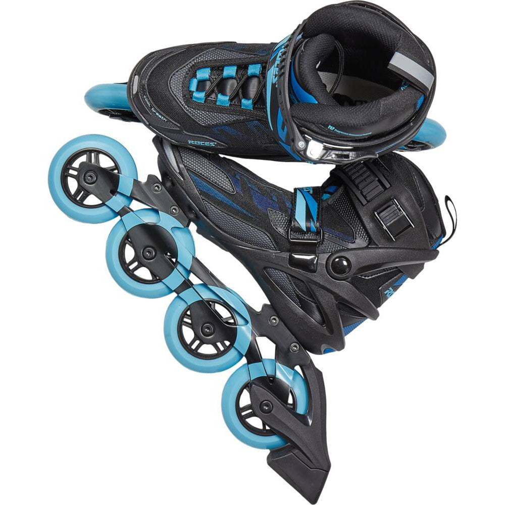 Roces Helium TIF Inliners Dame - Black/Azure-ScootWorld.dk