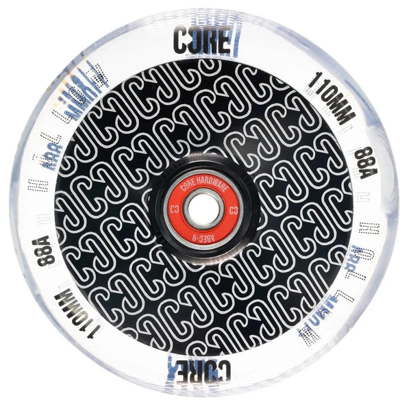 CORE Hollowcore V2 Hjul Til Løbehjul - Clear/Black-ScootWorld.dk