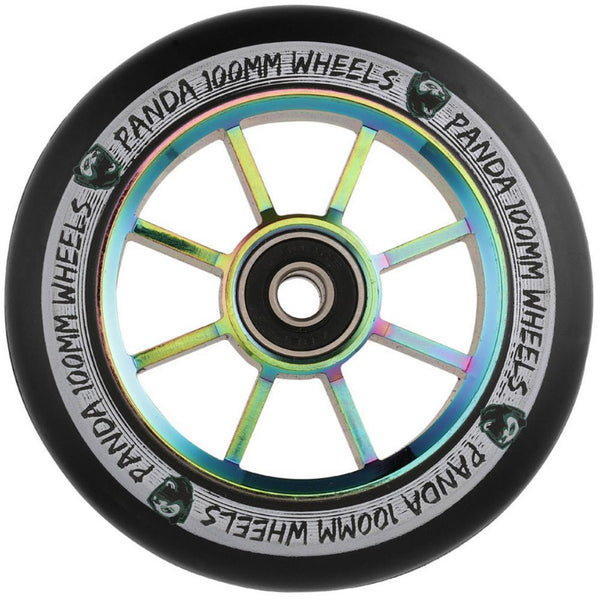 Panda Spoked V2 100mm Hjul Til Løbehjul - Rainbow-ScootWorld.dk