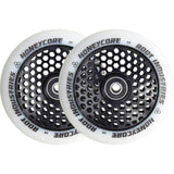 Root Honeycore Hvid 110mm Hjul Til Løbehjul 2-pak - Black-ScootWorld.dk