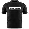 ScootWorld Box Logo T-shirt - Black/White