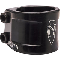 North Axe V2 Double Clamp - Black-ScootWorld.dk