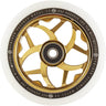 Striker Essence V3 White PU 110mm Stunt Scooter Wheels - Gold Chrome