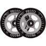 Proto Sliders Stunt Scooter Wheels 2-Pack - Black/Raw