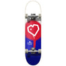 Blueprint Spray Heart V2 Complete Skateboard - Red/Blue