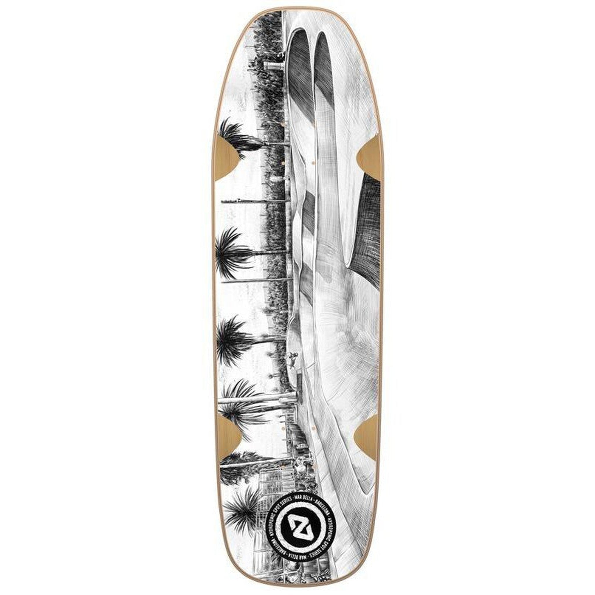 Hydroponic Bullet Pool Shape Komplet Skateboard - La Mar Bella Pool Shape-ScootWorld.dk