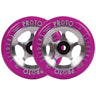 Proto Sliders Starbright Wheels for Scooters 2-Pack - Purple On Raw