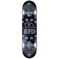 KFD Bandana Komplet Skateboard - Black-ScootWorld.dk