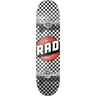 RAD Checkers Progressive Complete Skateboard - Black/White