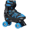 Roces Quaddy 3.0 Adjustable Quad Roller Skates (Kids) - Black/Astro Blue