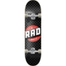 RAD Checkers Progressive Complete Skateboard - Black/Grey