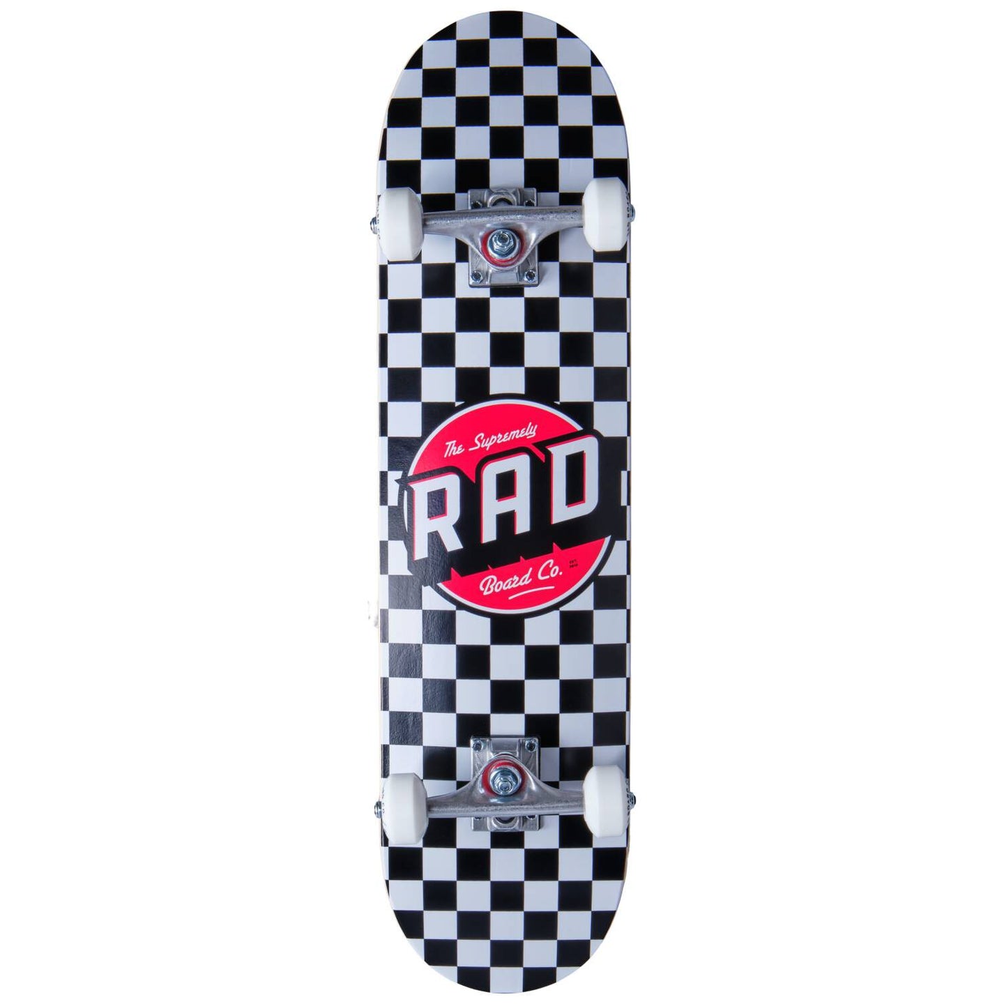 RAD Checkers Komplet Skateboard - Sort-ScootWorld.dk