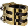 Longway Defender Stunt Scooter Clamps - Gold Chrome