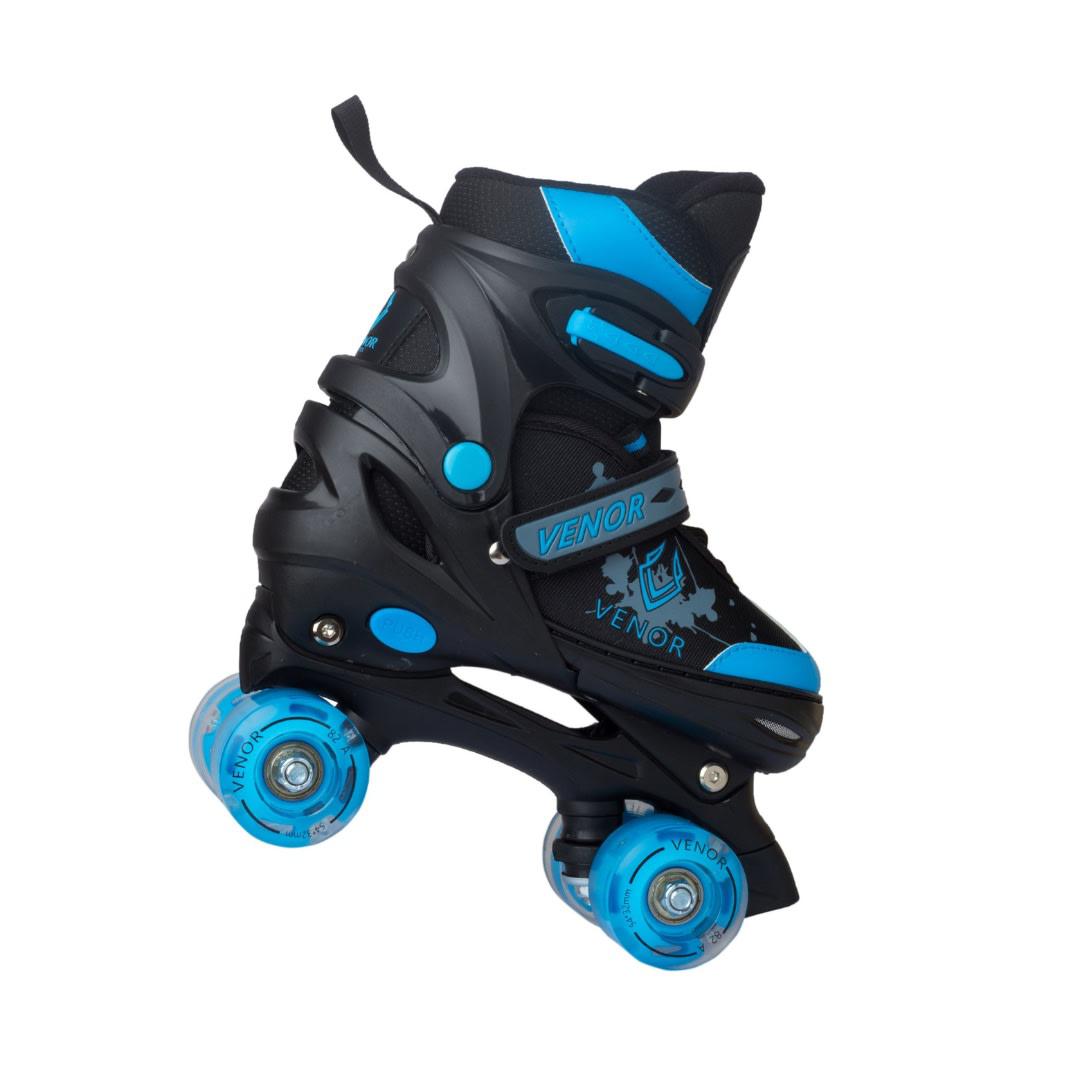 VENOR Ignite LED Side-By-Side - Black/Blue-ScootWorld.dk