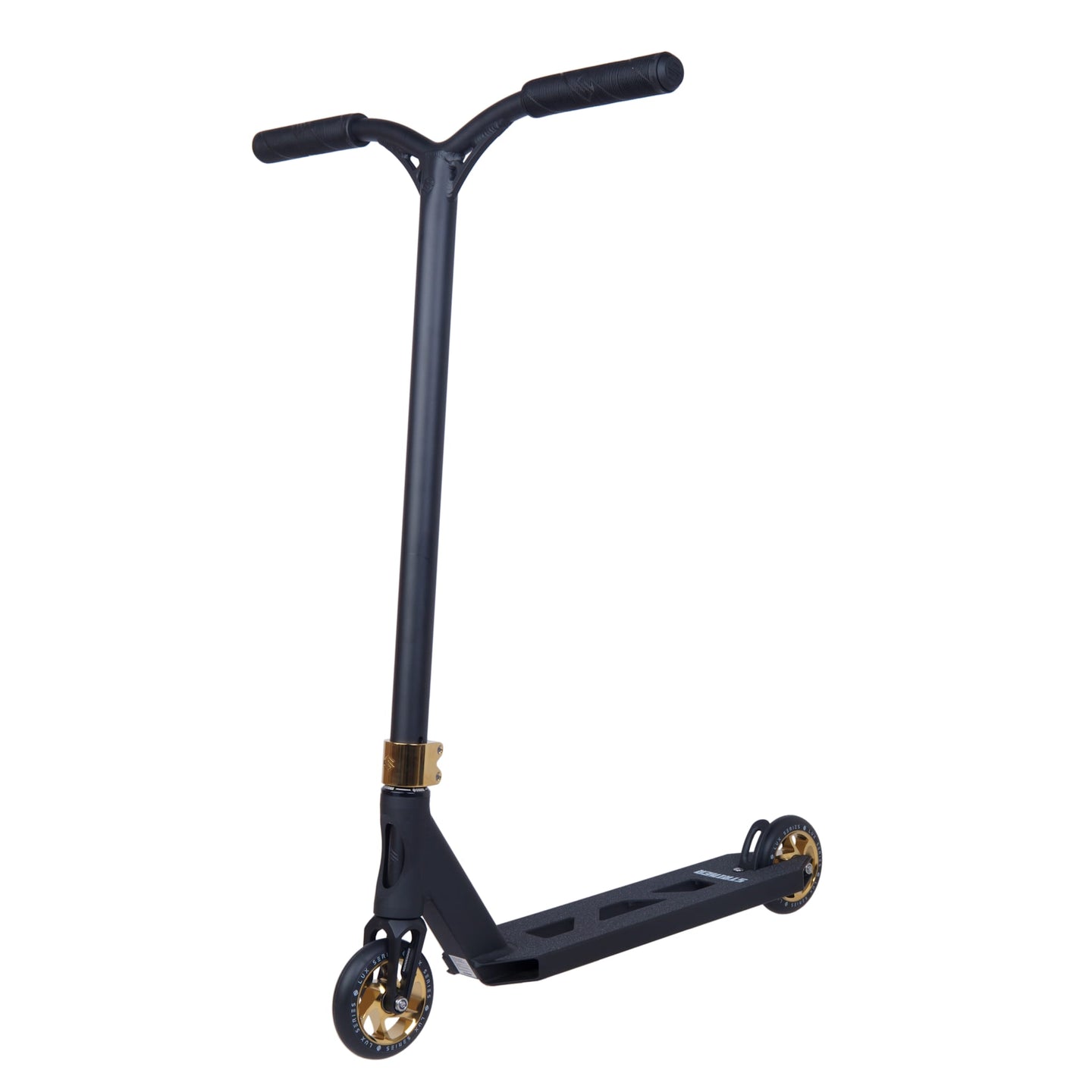 Striker Lux Trick Løbehjul - Black/Gold Chrome-ScootWorld.dk