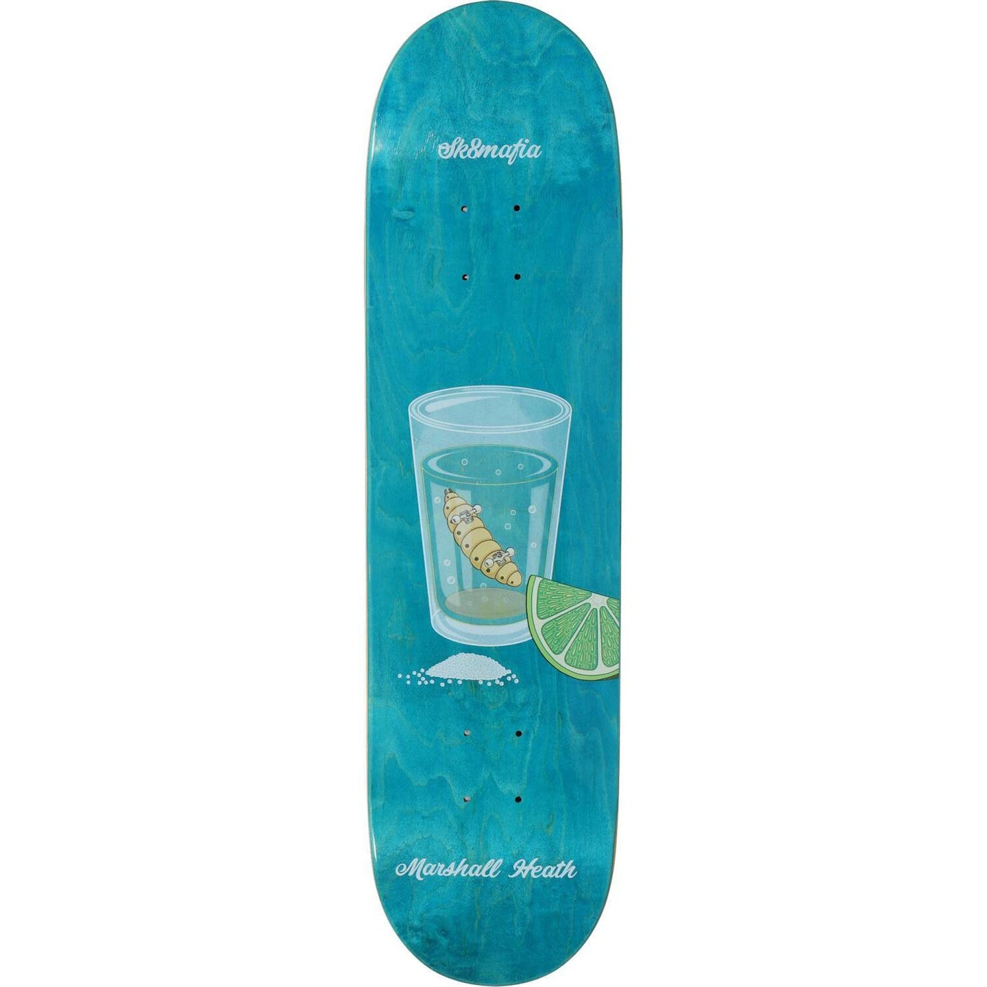 Sk8mafia Marshall Heath Hacked Skateboard Deck - Teal-ScootWorld.dk